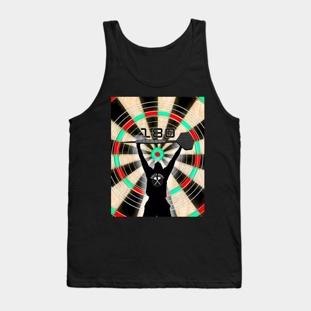 Darts Sport 180 Tank Top by UMF - Fwo Faces Frog